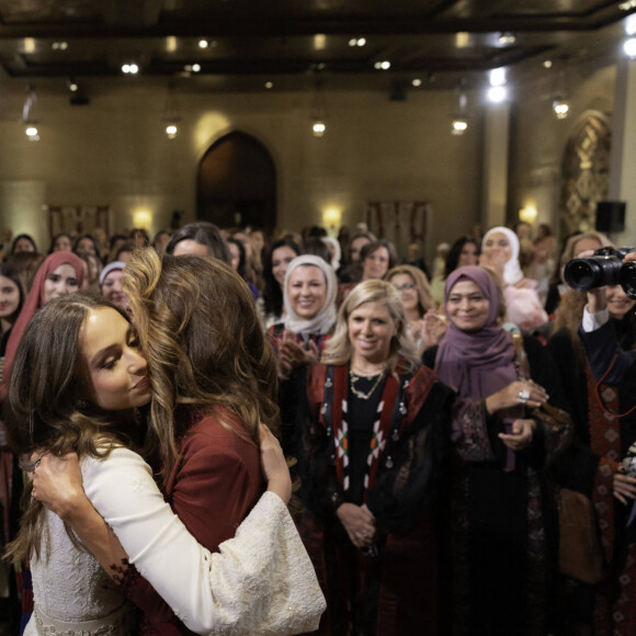 La reine Rania de Jordanie, la princesse Iman - Soirée henné avant le prochain mariage de la princesse Iman au palais Al Husseiniya à Amman en Jordanie le 7 mars 2023. 