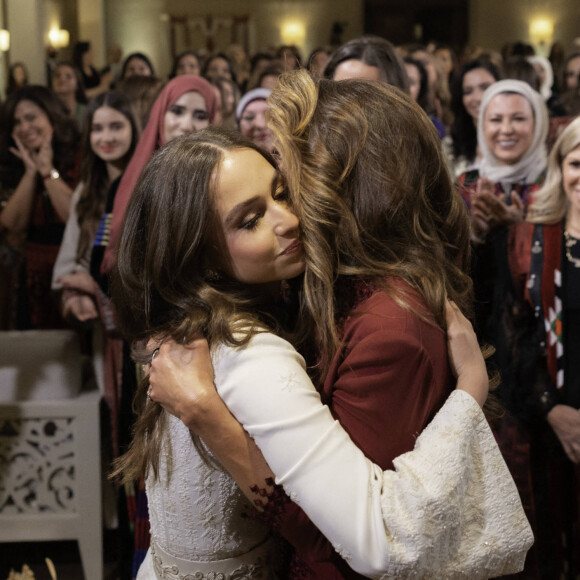 Mariage - La princesse Iman de Jordanie et Jameel Alexander Thermiotis vont se marier le 12 mars - La reine Rania de Jordanie, la princesse Iman - Soirée henné avant le prochain mariage de la princesse Iman au palais Al Husseiniya à Amman en Jordanie le 7 mars 2023. 