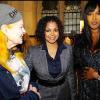 Vivienne Westwood, Janet Jackson et Naomi Campbell, le 21 février 2010 à Londres