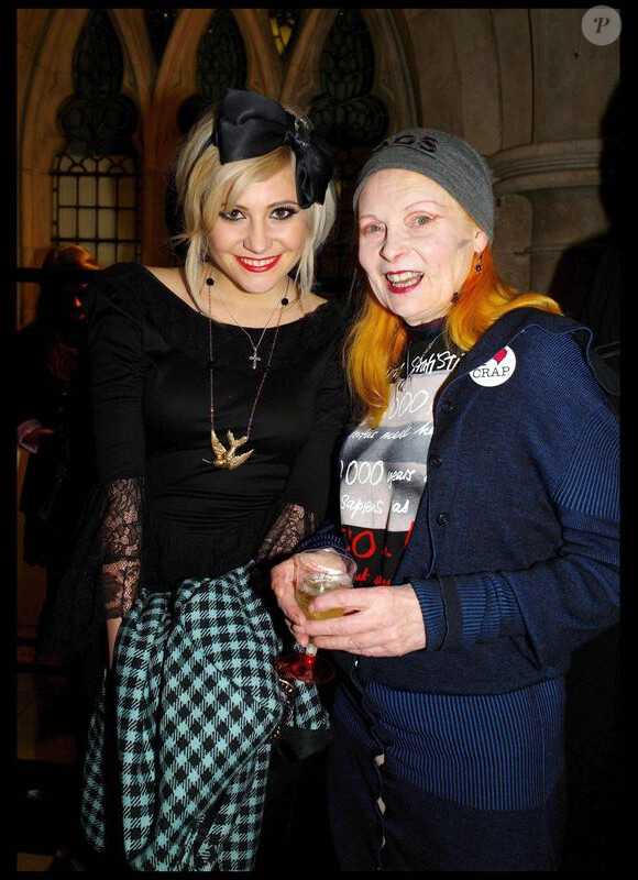 Pixie Lott et Vivienne Westwood, le 21 février 2010 à Londres