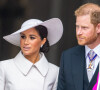 Harry et Meghan seront présents à la cérémonie de couronnement du 6 mai 2023
Le prince Harry, duc de Sussex, et Meghan Markle, duchesse de Sussex - Les membres de la famille royale et les invités lors de la messe célébrée à la cathédrale Saint-Paul de Londres, dans le cadre du jubilé de platine (70 ans de règne) de la reine Elisabeth II d'Angleterre. Londres;