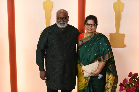 M.M. Keeravaani et M. M. Srivalli - 95e édition de la cérémonie des Oscars à Los Angeles, le 12 mars 2023. © Kevin Sullivan via Zuma Press/Bestimage