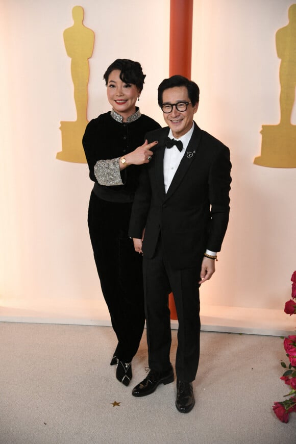 Echo Quan et Ke Huy Quan - 95e édition de la cérémonie des Oscars à Los Angeles, le 12 mars 2023. © Kevin Sullivan via Zuma Press/Bestimage