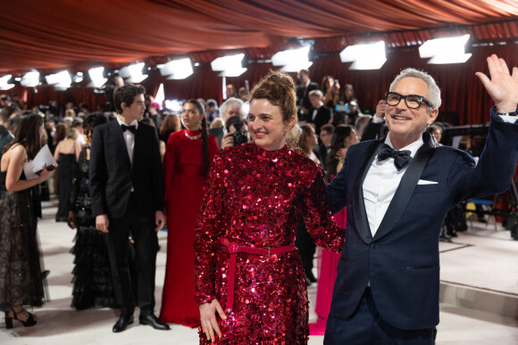 Alice Rohrwacher, Alfonso Cuaron - 95e édition de la cérémonie des Oscars à Los Angeles, le 12 mars 2023.