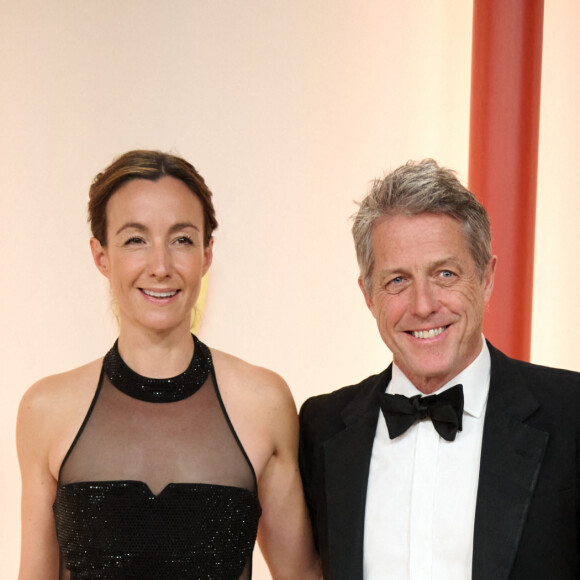 Hugh Grant, Anna Elisabet Eberstein - 95e édition de la cérémonie des Oscars à Los Angeles, le 12 mars 2023.