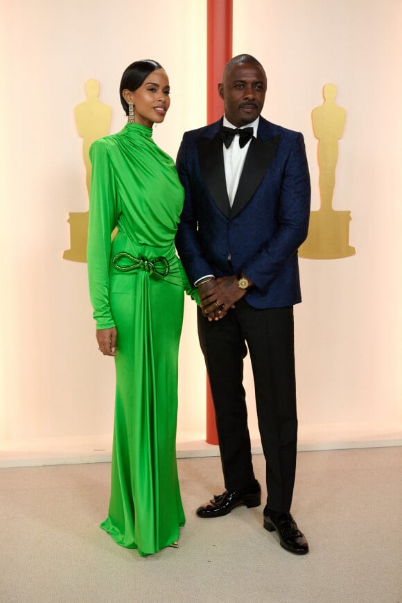 Sabrina Dhowre Elba, Idris Elba - 95e édition de la cérémonie des Oscars à Los Angeles, le 12 mars 2023.