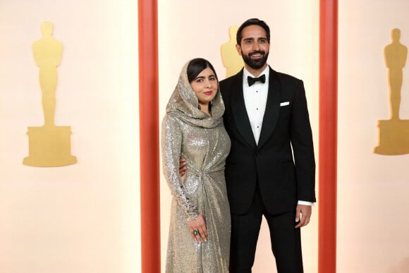 Malala Yousafzai, Asser Malik - 95e édition de la cérémonie des Oscars à Los Angeles, le 12 mars 2023.