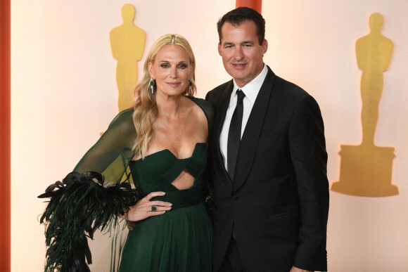 Molly Simms et Scott Stuber - 95e édition de la cérémonie des Oscars à Los Angeles, le 12 mars 2023.