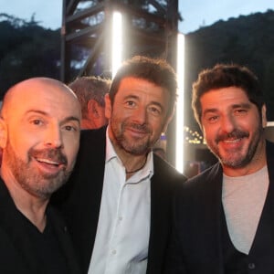 Exclusif - JC Papi, Patrick Bruel, Patrick Fiori - Jour 2 - Backstage - Enregistrement de l'émission "Embarquement immédiat" au théâtre de verdure du Casone à Ajaccio, diffusée le 4 novembre sur France 3. Le 10 octobre 2022. © Olivier Sanchez / Bestimage 