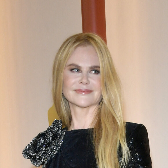 Une surprise puisque l'un de ses films était nommé dans six catégories.
Nicole Kidman - Photocall de la 95ème édition de la cérémonie des Oscars à Los Angeles. Le 12 mars 2023