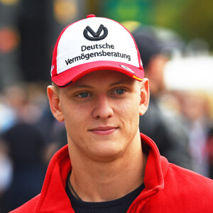 Mick Schumacher en marge du grand prix de Monza, Italie le 1er septembre 218.