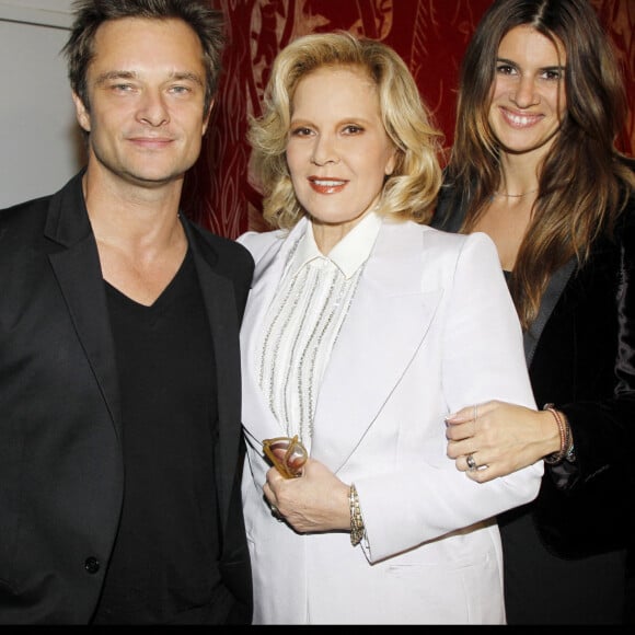 Exclusif - David Hallyday, Sylvie Vartan et Alexandra Pastor lors du concert de la chanteuse à Paris en 2011