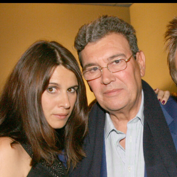 Exclusif - Alexandra Pastor, Michel Pastor et David Hallyday lors du concert de Johnny Hallyday au stade de France en 2009