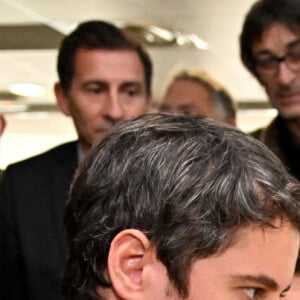 Gabriel Attal, le ministre délégué chargé des comptes publics, à Nice, le 13 janvier 2023, en compagnie de Christian Estrosi, le maire de Nice © Bruno Bebert/Bestimage