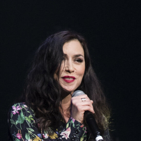 Olivia Ruiz - Concert du 13ème Gala 2018 de l'Association pour la Recherche sur Alzheimer à la salle Pleyel à Paris le 12 février 2018. L'intégralité des bénéfices de cette soirée servira à financer la recherche sur la maladie d'Alzheimer. © Coadic Guirec-Pierre Perusseau/Bestimage