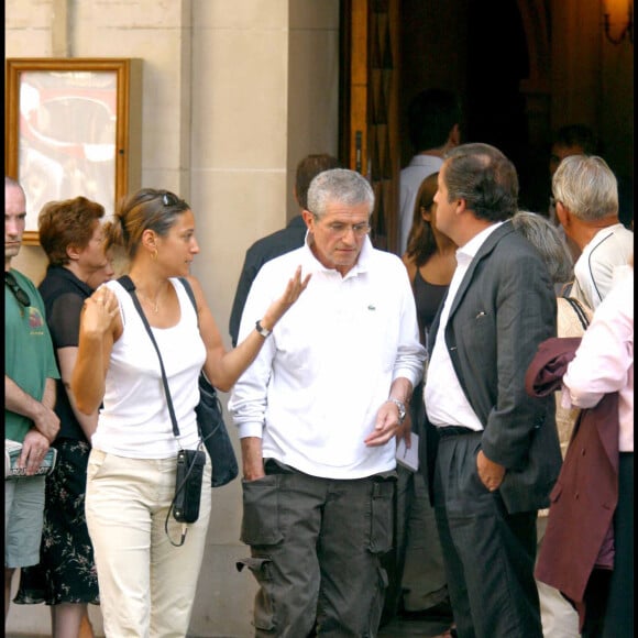 Claude Lelouch - Ultime Hommage à Marie Trintignant, obsèques le 6 aût 2003 au Cimetière du Père-Lachaise, Paris