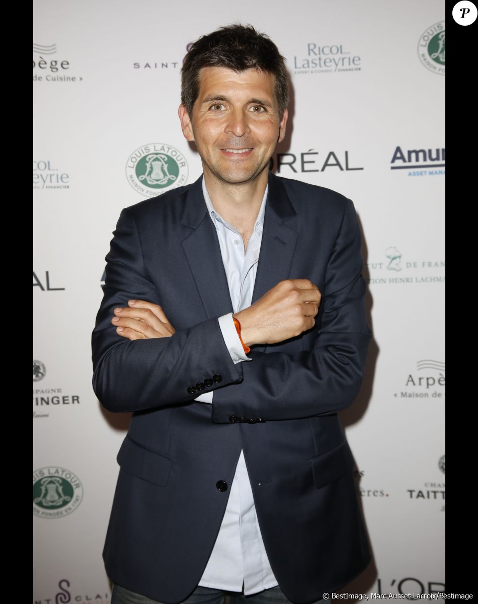 Semi-Exclusif - Thomas Sotto lors du dîner de gala caritatif pour l'association "Autistes Sans Frontières" à l'hôtel Marcel Dassault à Paris, le 14 juin 2018. © Marc Ausset-Lacroix/Bestimage