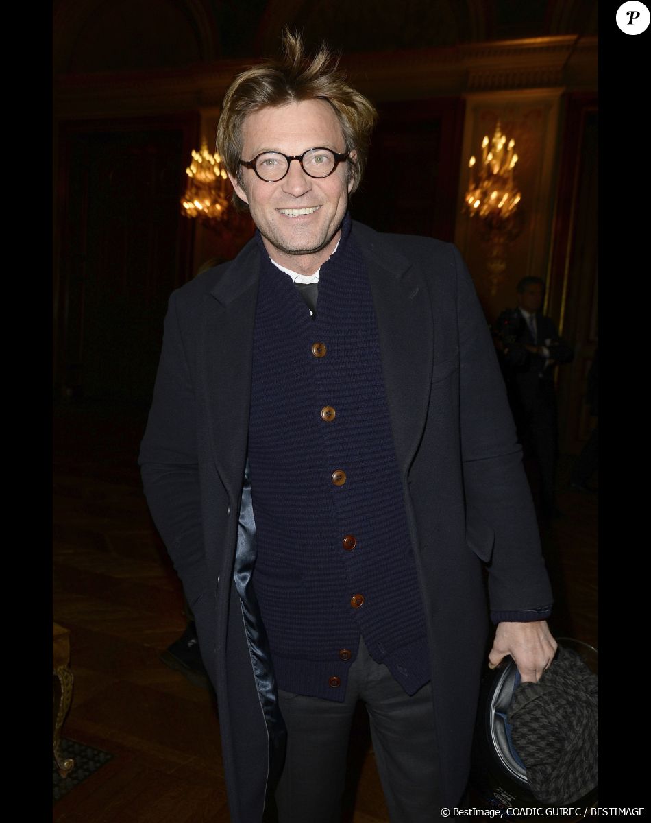 Laurent Delahousse - La 20ème cérémonie des Lauriers de la Radio et de la Télévision à l'Hôtel de ville de Paris, le 16 février 2015.
