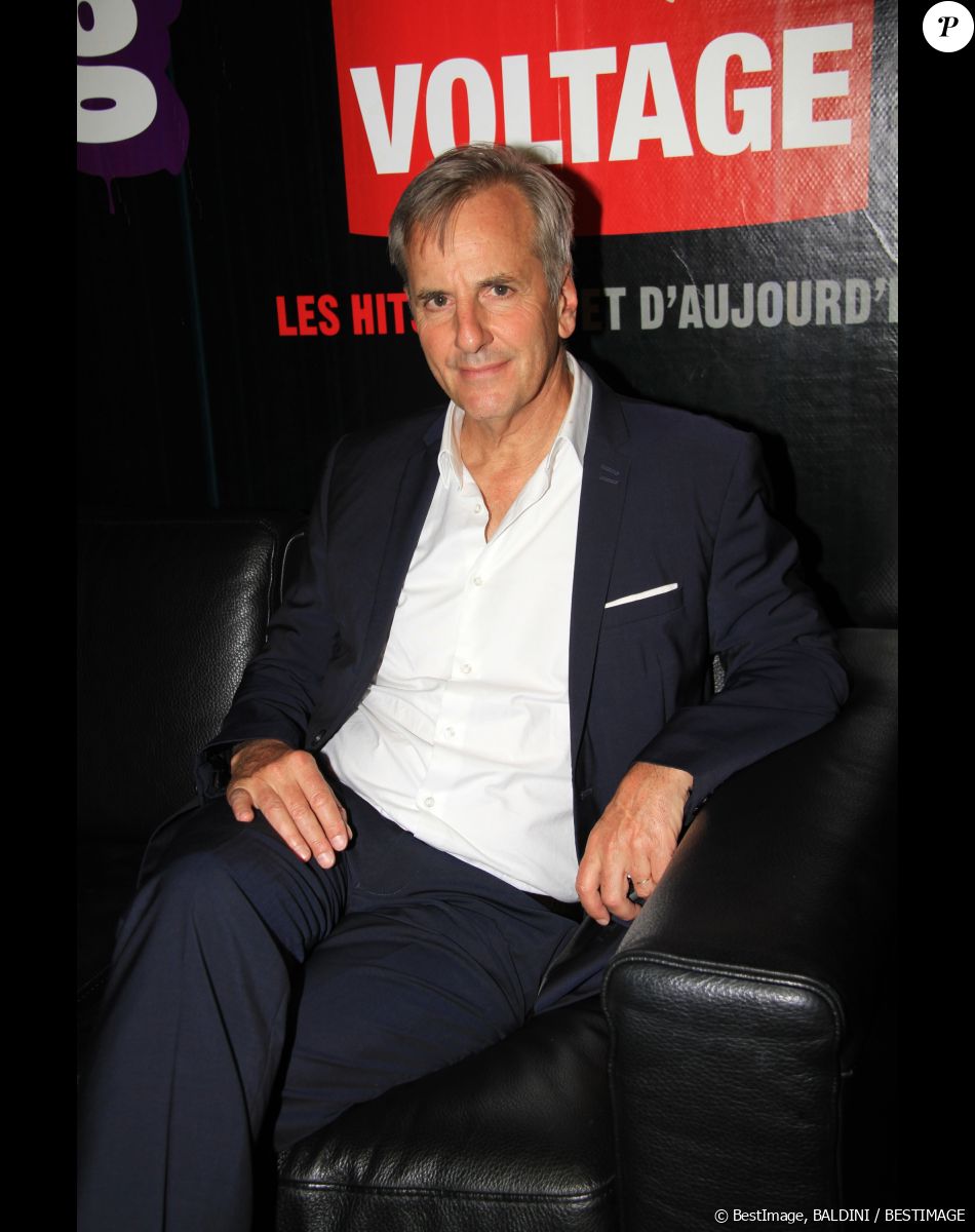 Exclusif - Bernard de La Villardière - People lors de l'enregistrement de l'émission "Le Show de Luxe" sur la Radio Voltage à Paris. Le 20 juin 2019 © Philippe Baldini / Bestimage