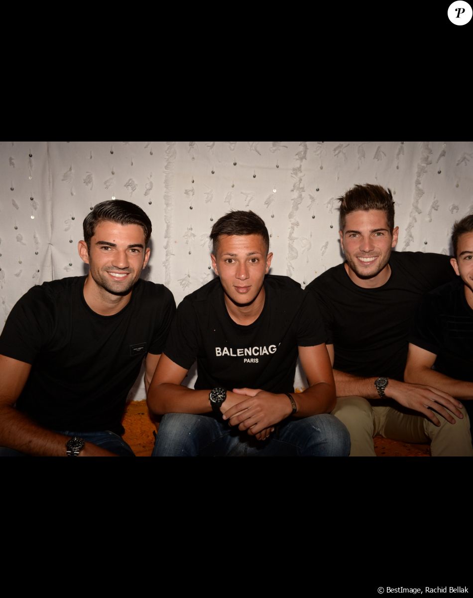 Exclusif - Enzo Zidane (fils de Zinédine Zidane), Driss Zidane (neveu de Zinédine Zidane) et Luca Zidane (fils de Zinédine Zidane) - Les célébrités lors du festival "Marrakech du Rire 2018" à Marrakech, Maroc, le 24 juin 2018. © Rachid Bellak/Bestimage