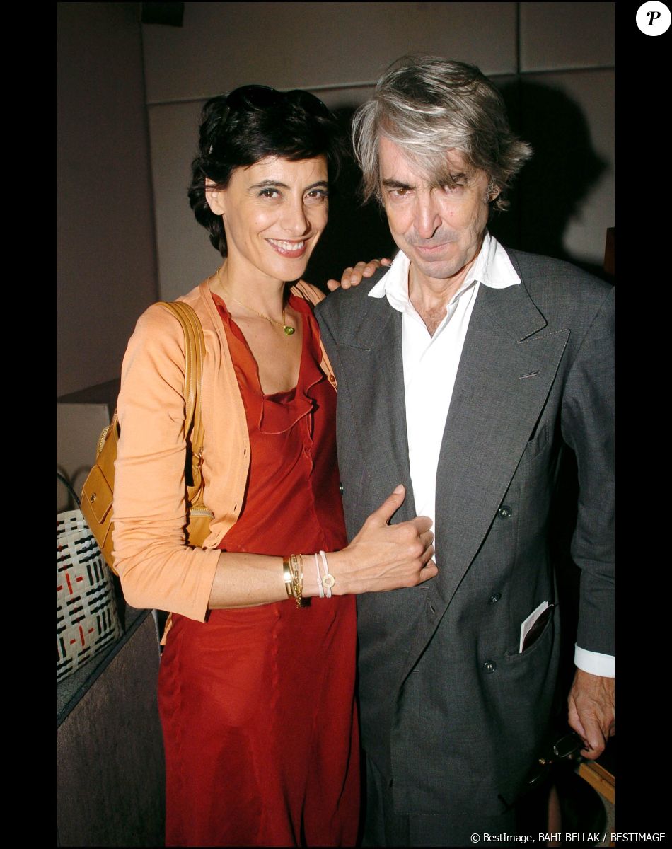 Inès de la Fressange et Luigi d'Urso - Soirée Nuxe, lancement de la crème Belle par Nature à Paris le 16 juin 2004
