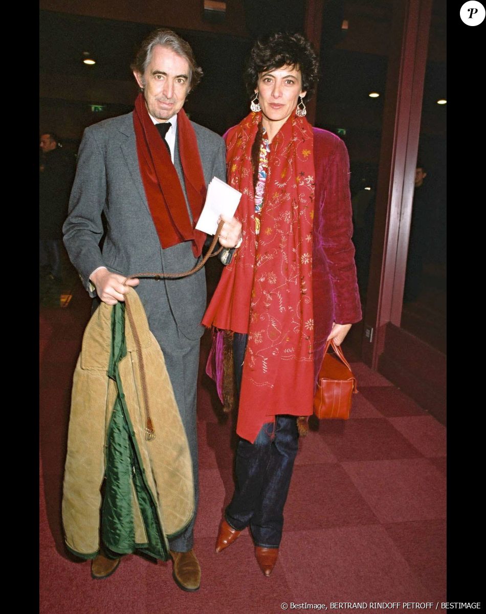 Inès de la Fressange et Luigi d'Urso - Générale du Nouveau Spectacle à l'Olympia le 17 janvier 2002