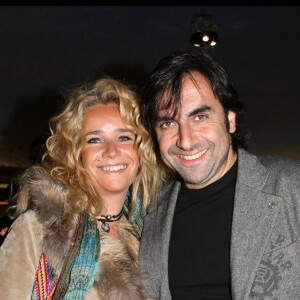 Exclusif - André Manoukian et sa femme - Concert de Liane Foly au Grand Rex à Paris