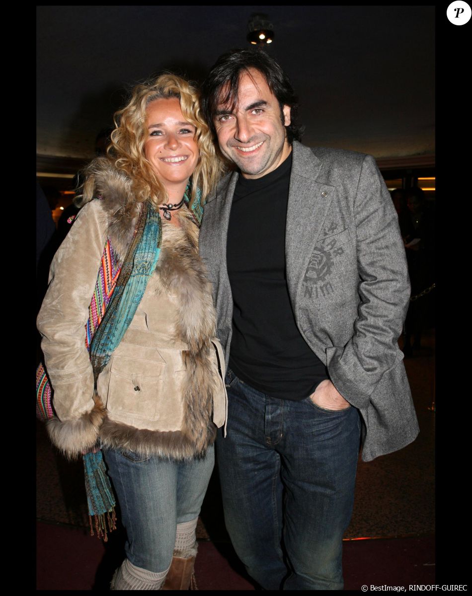 Exclusif - André Manoukian et sa femme - Concert de Liane Foly au Grand Rex à Paris