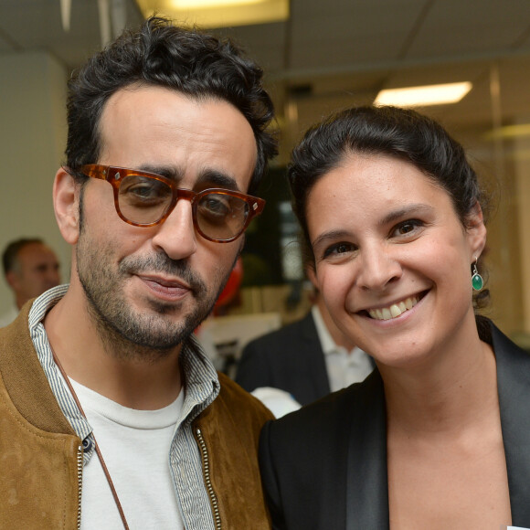 Jonathan Cohen et Apolline de Malherbe à l'opération Charity Day chez Aurel BCG partners à Paris le 11 septembre 2019. © Veeren / Bestimage