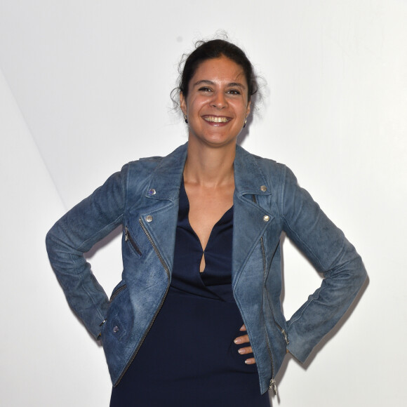 Apolline de Malherbe - Conféfrence de presse de rentrée de BFM Tv à Paris le 8 septembre 2017 © Guirec Coadic/Bestimage
