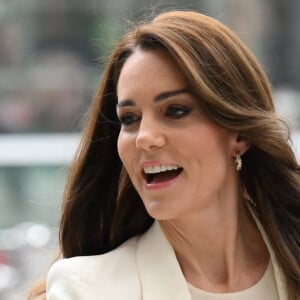 Kate Catherine Middleton, princesse de Galles, lors de la réunion inaugurale de son nouveau groupe de travail sur les affaires de la petite enfance au siège social de NatWest à Londres. Le 21 mars 2023 