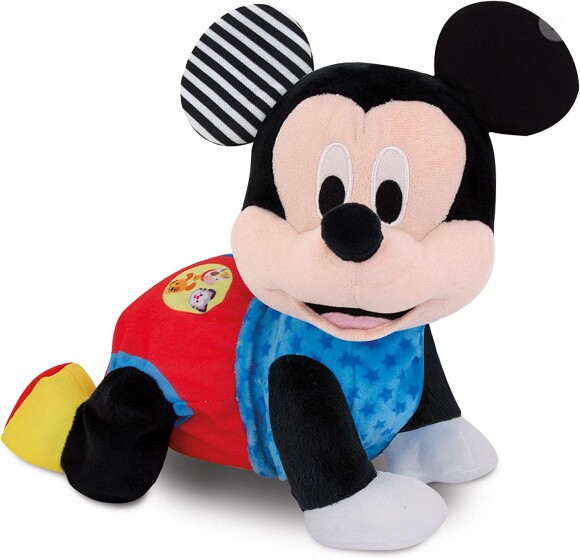 Accompagnez les premiers déplacements de votre petit avec ce Baby Mickey fait du 4 pattes de Clementoni