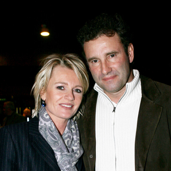 Sophie Davant et Pierre Sled - Soirée de générale du spectacle de Florence Foresti à l'Olympia de Paris.