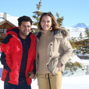 Jamel Debbouze et sa femme Mélissa Theuriau au 20ème festival du film de comédie de l'Alpe d'Huez le 20 janvier 2017. © Dominique Jacovides / Bestimage 