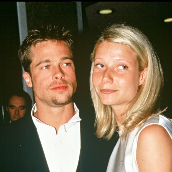 Brad Pitt et Gwyneth Paltrow à la première du film "Legends of the fall" à Londres le 24 aavril 1995. 