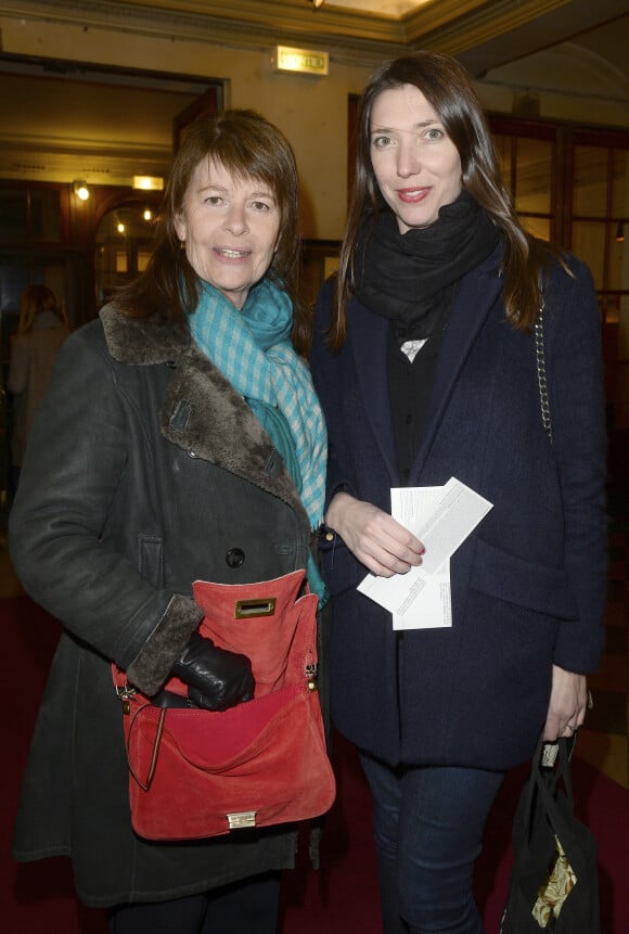 Claire Nadeau et sa fille Zoé Bruneau - Générale de la pièce "Tout à Refaire" au théâtre de la Madeleine à Paris, le 8 février 2016. © Guirec Coadic/Bestimage 