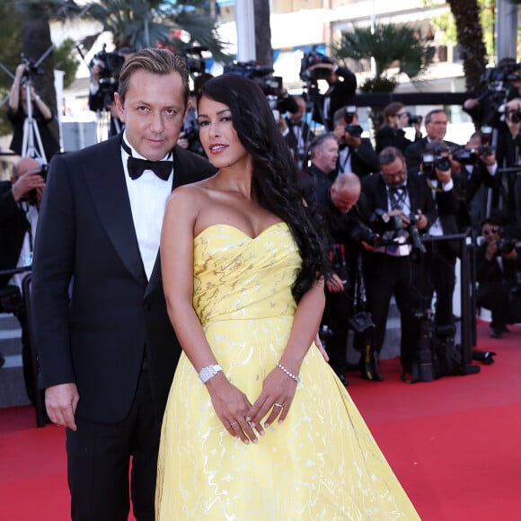 Ayem Nour et son compagnon Vincent Miclet - Montée des marches du film "Inside Out" (Vice-Versa) lors du 68 ème Festival International du Film de Cannes, à Cannes le 18 mai 2015. 