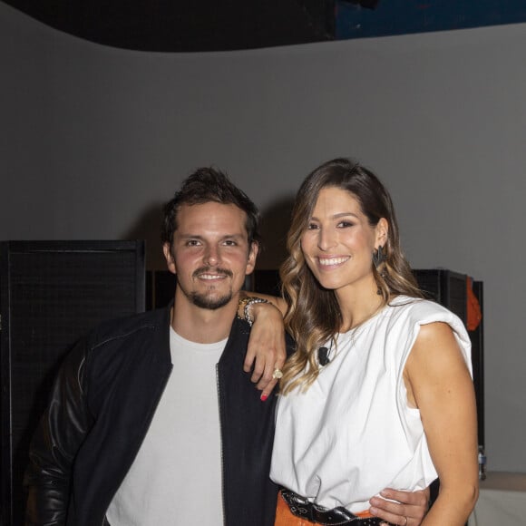 Exclusif - Juan Arbelaez et Laury Thilleman - Backstage de l'enregistrement de l'émission " Surprise Sur Prise ", présentée par L.Thilleman et D.Jack'sman, qui sera diffusée en prime time le 26 septembre sur France 2. © Jack Tribeca / Bestimage