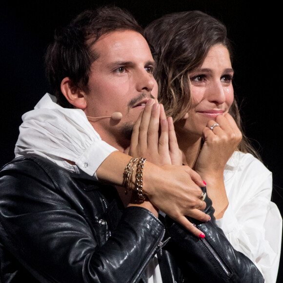 Presque un an après l'annonce de sa rupture avec Laury Thilleman, Juan Arbelaez s'est exprimé pour la première fois sur le sujet.
Exclusif - Laury Thilleman et son mari Juan Arbelaez - Enregistrement de l'émission "La Chanson secrète 9" à la Seine musicale à Paris. © Gaffiot-Moreau / Bestimage