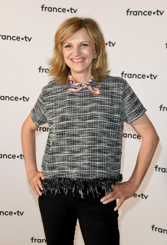 Valérie Maurice au photocall de la conférence de presse de France 2 au théâtre Marigny à Paris le 18 juin 2019 © Coadic Guirec / Bestimage