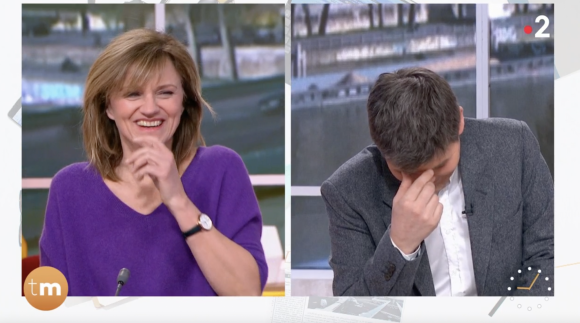 Thomas Sotto déclanche un fou rire malgré lui dans "Télématin", sur France 2