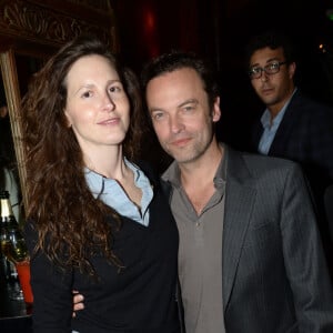 Justine Levy et son compagnon Patrick Mille - Lancement du livre de Patrick Pelloux au Buddha-Bar à Paris, le 5 juin 2014.