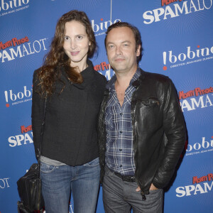 Justine Levy et Patrick Mille - Générale du Spectacle "Spamalot" à Bobino à Paris, le 3 octobre 2013.