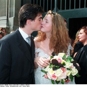 Mariage de Justine Lévy et Raphael Enthoven, à Paris, en 1996