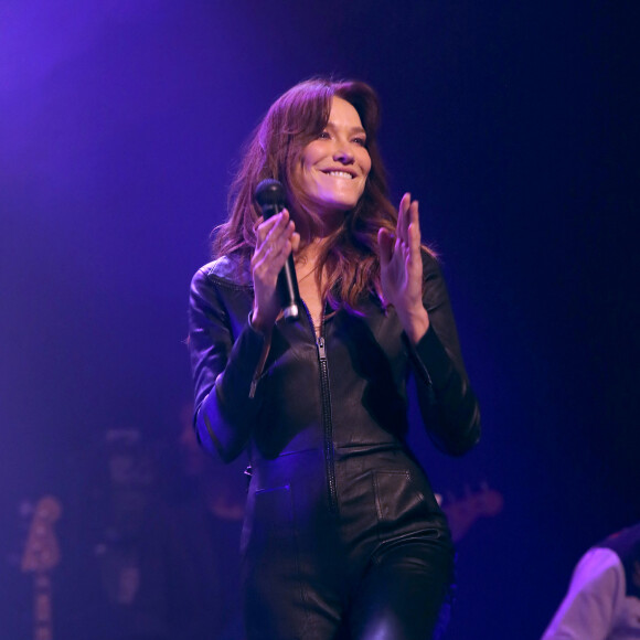 Exclusif - Carla Bruni Sarkozy (Marraine du Gala) - 16ème Gala de la Fondation " Recherche Alzheimer " à l'Olympia à Paris. Le 20 mars 2023 © Bertrand Rindoff Petroff / Bestimage 