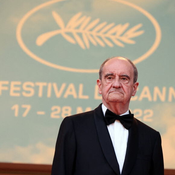 Pierre Lescure - Montée des marches pour la cérémonie de clôture du 75ème Festival International du Film de Cannes. Le 28 mai 2022 © Dominique Jacovides / Bestimage 