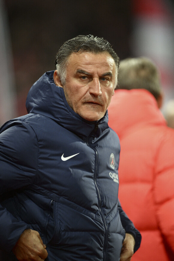 Pour l'heure, ni le PSG, ni son entraîneur n'ont réagi face à cette énorme polémique
 
Christophe Galtier Entraineur (PSG) lors du match de championnat de Ligue 1 Uber Eats opposant Le Stade Brestois 29 (Brest) au Paris Saint-Germain (PSG) au stade Francis-Le Ble à Brest, France, le 11 mars 2023. le PSG a gagné 2-1. © Jean-Baptiste Autissier/Panoramic/Bestimage