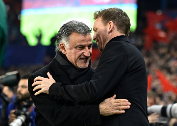 Christophe Galtier - Match de 8ème de finale aller de la Ligue Des Champions 2023 (LDC) "PSG - Bayern Munich (0-1)" au Parc Des Princes, le 14 février 2023.