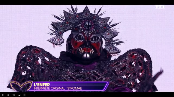 La Sorcière est l'un des personnages de la saison 5 de "Mask Singer".