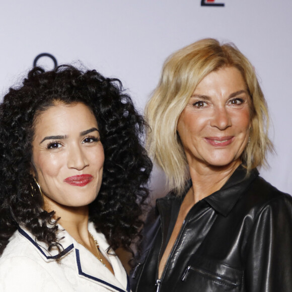 Sabrina Ouazani et Michele Laroque au photocall de la cérémonie de clôture de la 12ème édition du Festival 2 Cinéma de Valenciennes, au cinéma Gaumont. Valenciennes, le 27 septembre 2022. © Denis Guignebourg/Bestimage 